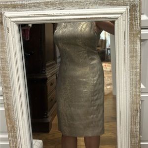 Calvin Klein gold dress